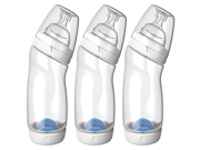 Playtex 3 Pack BPA Free VentAire Wide Bottles 9 Ounce White