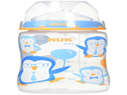 NUK 14098 Blue Penguins Baby Bottle with Perfect Fit Nipple 10 Ounces 3 Pack