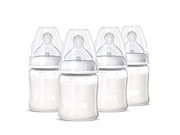 NUK First Choice with Fireworks Bottle Silicone Teat 150 ml Pack of 4