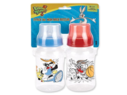 Looney Tunes 2 Pack Wide Neck Bottles blue red one size