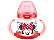 NUK First Choice Mickey and Minnie Learner Bottle Red