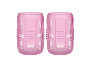 2x Silicone Sleeves for 5oz. Glass Bottles PINK