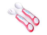 Kidsme My First Spoon and Fork Set Pink