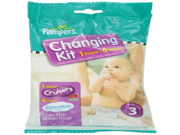 Pampers Cruisers Changing Kit Size 3 Unscented Pack of 10