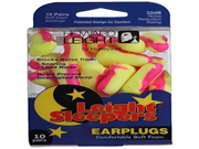 Honeywell Howard Leight Sleepers Earplugs Cordless Foam Pink yellow 10 Pairs Pack of 2