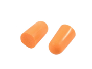 uxcell Pair Uncorded Noise Reducer Foam Ear Plug Earplugs Orange 1.1cm x 2.5cm x 1.3cm