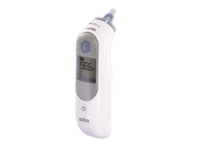 Braun Ear Thermometer with Large Digital Display Visual and Audible Reassurance For Correct Positioning Pre Warmed Tip BONUS FREE 2 AA Batteries 21 Lens Fi