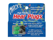 Macks Original Style Hear Plugs 1 Pair Size Small