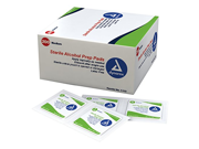 Dynarex 1113C Latex Free Sterile Alcohol Preparation Pad Pack of 2000