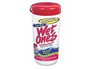 WETONES 4703 Antibacterial Moist Towelette Cloth 5 3 4 x 7 1 2 White 40 Dispenser