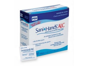 Sani Hands ALC Antimicrobial Hand Wipes Individually Wrapped 10 Boxes of 100 Wipes 1000ct by PDI