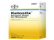 Ketostix Reagent Strips 100 Count Box Pack of 2