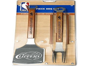 Sportula® 3 Piece Stainless Steel BBQ Set Los Angeles Clippers