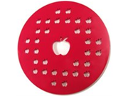Norpro 3259 Apple Pie Top Cutter 10 Inch Red