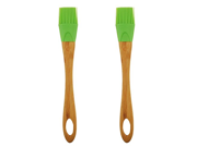 10.75 Silicone Brush Set of 2 Green