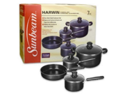 Sunbeam 62020.07 Harwin 7 Piece Cookware Set Charcoal Grey