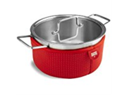 Kuhn Rikon Cook and Serve Colori 4 Quart Casserole Red