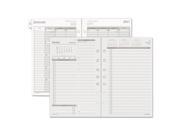 Two Pages Per Day Planning Pages Refill 8 1 2 X 11 2017