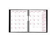 Coilpro Monthly Planner 14 Month Ruled 8 7 8 X 7 1 8 Black 2017