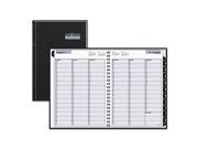 Hardcover Weekly Appointment Book 8 X 11 Black 2017