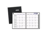 Hard Cover Monthly Planner 7 7 8 X 11 7 8 Black 2016 2018