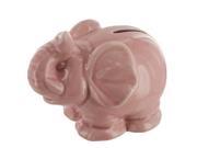 Pink Ceramic Elephant Bank
