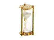 Metal Glass Sand Timer Lustrous and Metallic Finish