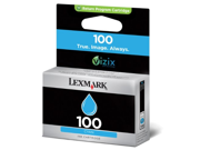 Lexmark standard yield 100 Cyan ink cartridge