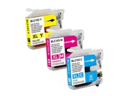 Abacus24 7 Compatible Brother LC103 Color Ink High Yield XL Series Cartridges [3 pack]