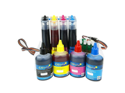 CISinks® Continuous Ink Supply System CISS with Refill Ink Set for Epson Workforce WF 3620 WF 3640 WF 7110 WF 7620 T252 CIS