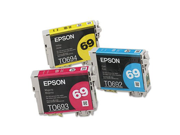 DURABrite? ink is smudge water and fade resistant. EPSON AMERICA INC. * T069520 Ink Cyan; Magenta; Yellow 3 Pack