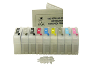 InkOwl® Empty Refillable Cartridge Set for EPSON SureColor P600 printers 760 ink