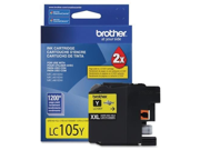 Brother Ink Cartridge 1200 Page Yield Yellow LC105Y