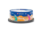Verbatim DVD R 97503 4.7GB 16X Kaleidoscope Series 20PK Spindle TAA [Non Retail Packaged]