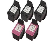 SuppliesOutlet Compatible Ink Cartridge Value Bundle Replacement for HP 61XL 3 Black 2 Color