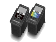 2 pk PG 240XL CL 241XL Ink Cartridge for Canon Pixma MG and MX Series Printer Alternative Replacement