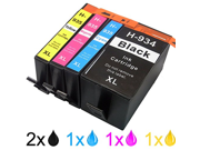 Generic Replacement Ink Cartridges Compatible With HP 934XL 935XL 2BK 1C 1M 1Y Pack of 5