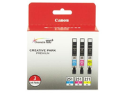 CNM6449B009 Canon 251 XL Ink Cartridge Cyan Magenta Yellow