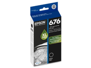 Epson T676XL120 DURABrite Ultra 676 Inkjet Cartridge Black