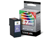 Lexmark No.37xl High Yield Tri color Ink Cartridge Color Inkjet 500 Page 1 Each
