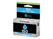 Lexmark 150 Return Program Standard Yield Ink Cartridge Cyan Inkjet 200 Page 1 Each