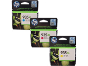 HP 935XL Ink Cartridges in Retail Packaging 1 Cyan 1 Magenta 1 Yellow