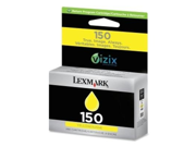 Lexmark 150 Return Program Standard Yield Ink Cartridge Yellow Inkjet 200 Page 1 Each