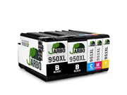 JARBO Compatible Ink Cartridge Replacement for HP 950 Black Cyan Magenta Yellow 5 Pack