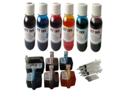 Refill ink kit for HP 02 C7280 C8180 D7460 D7360 D7355 D7345 6X4OZ S 6xHP02