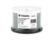 Verbatim DVD R 95211 4.7GB 16X DataLifePlus White Thermal 50PK Spindle TAA [Non Retail Packaged]