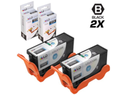 LD © Compatible Lexmark 100XL 100 14N1068 Set of 2 High Yield Black Inkjet Cartridges