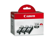 Canon PGI220BK Combo Pack Ink Cartridges Black Inkjet 3 Pack