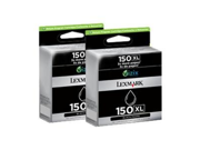 Lexmark 150XL Black Twin Pack Catalog Category Printers Inkjet Dot Matrix Inkjet Ink Carts