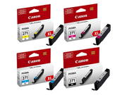 Canon PIXMA MG6820 Black Standard Yield and Color High Yield Ink Cartridge Set